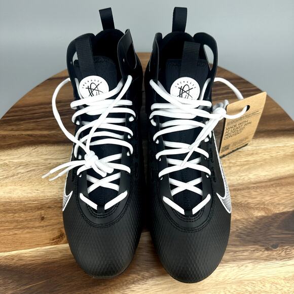 Nike LAX Lacrosse Cleats Men\'s 11.5 Huarache 9 Elite Mid Black FD0088-002 main image 5